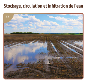 Stockage, circulation et infiltration de l’eau