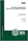 Structure et ultrastructure de sols et de organismes vivants