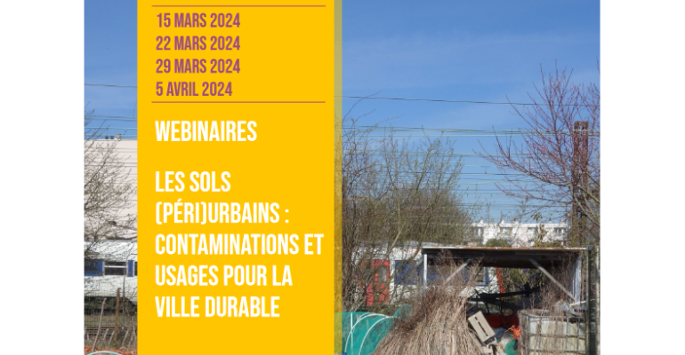 Cycle de webinaires sur les sols par le CNFPT et INRAE – mars/avril 2024