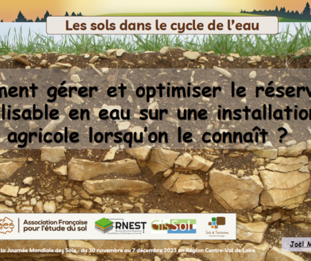 Comment gérer et optimiser le réservoir utilisable en eau sur une installation agricole lorsqu’on le connaît ?