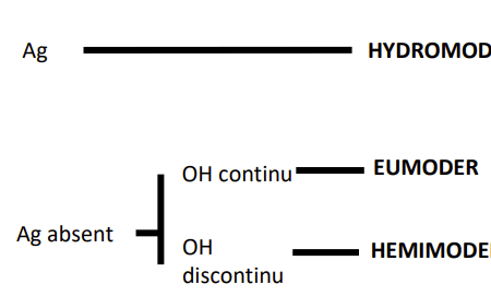 Clé de détermination des principales formes d’humus