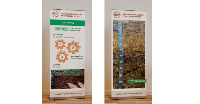 Kakémono de présentation de l&rsquo;AFES