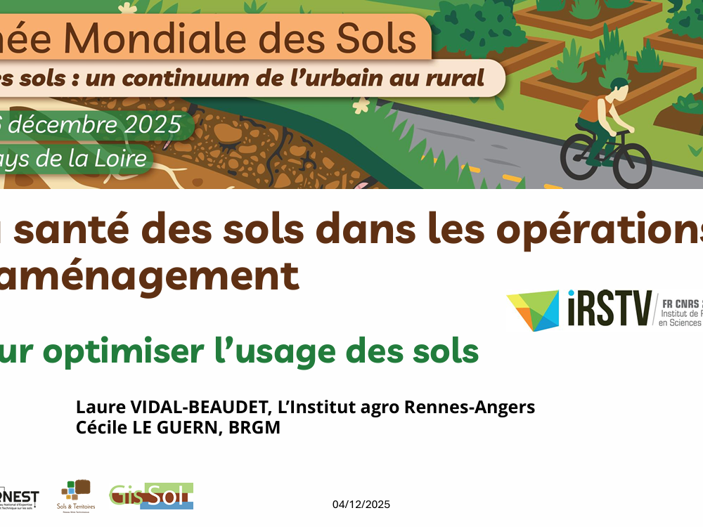 La santé des sols dans les opérations d’aménagement